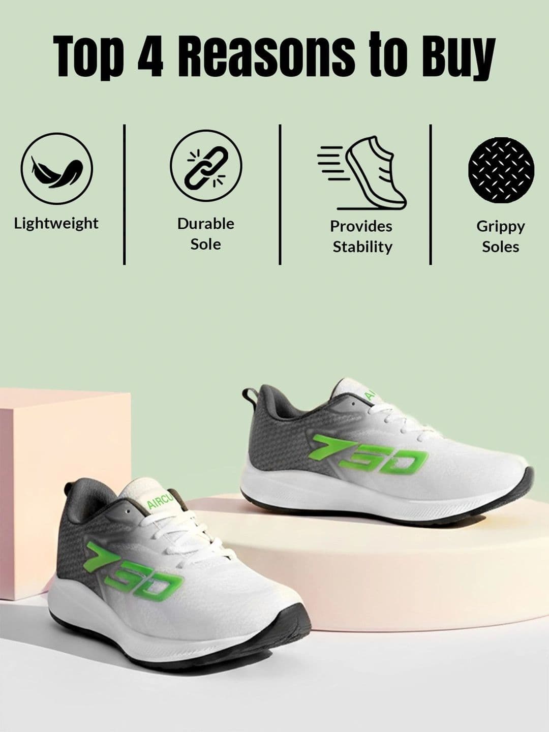 Aircum Men Mesh Running Shoes thumbnail 6
