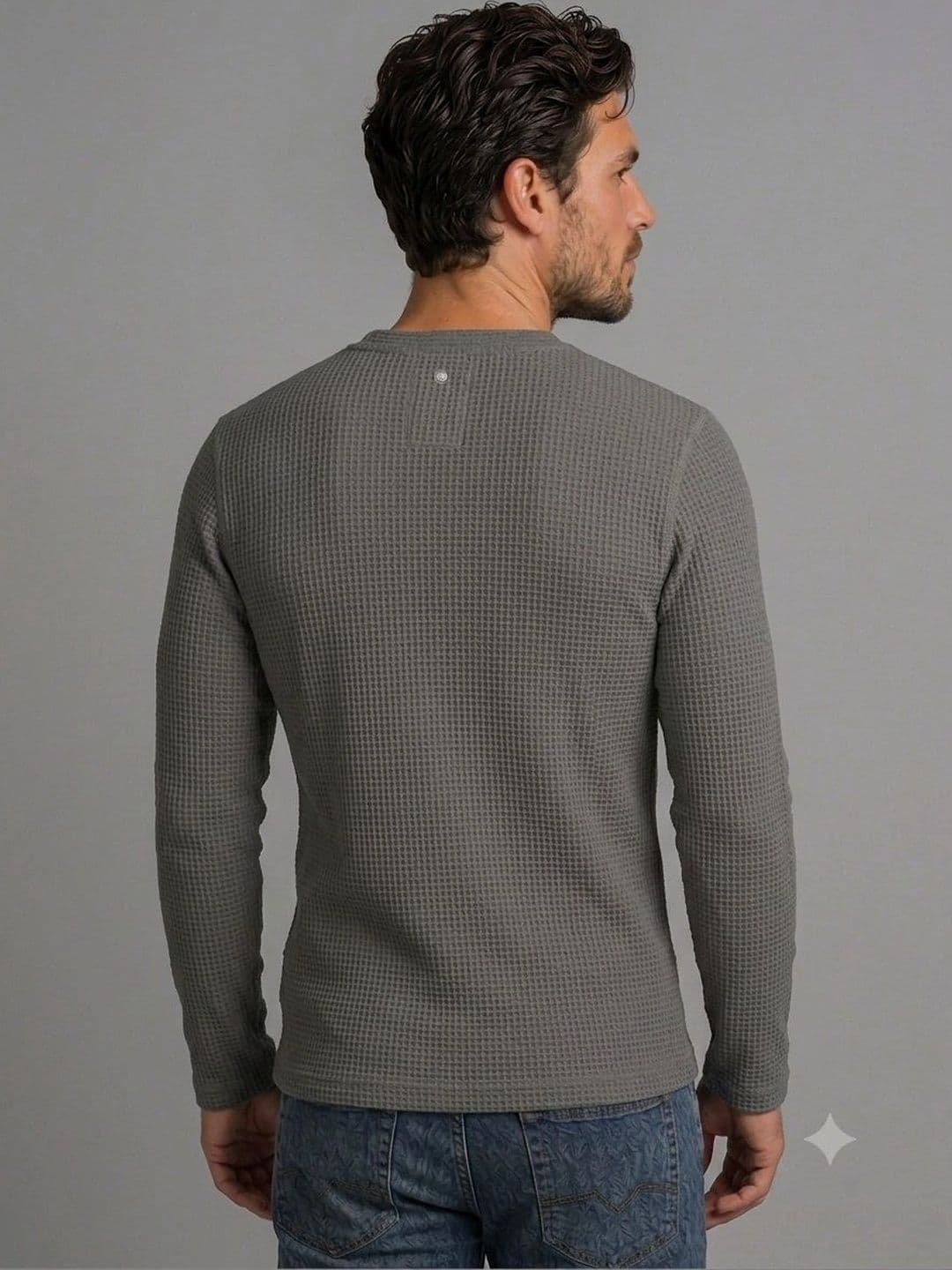 QUTUN Men Henley Neck Slim Fit T-shirt thumbnail 4