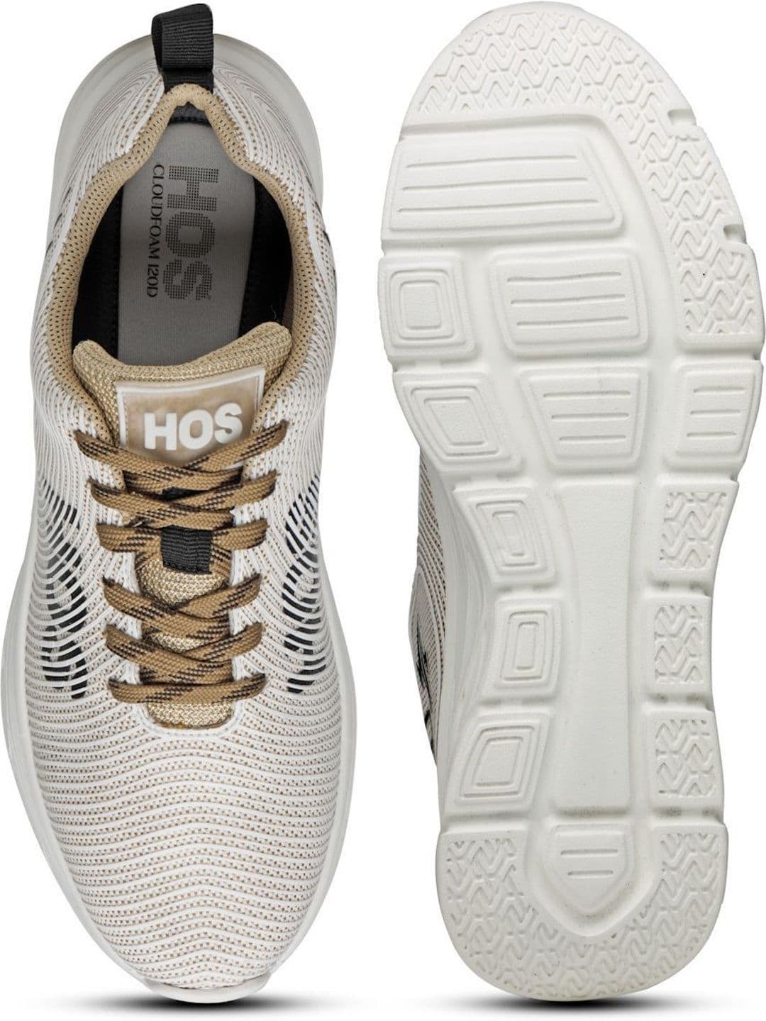 HOS Men Running Shoes Lace-Up Lightweight Comfortable Sports Shoes thumbnail 4