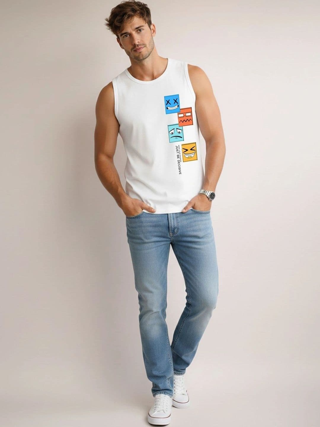 CRYPTIC Men Pack Of 2 Cotton Printed T-shirt thumbnail 4