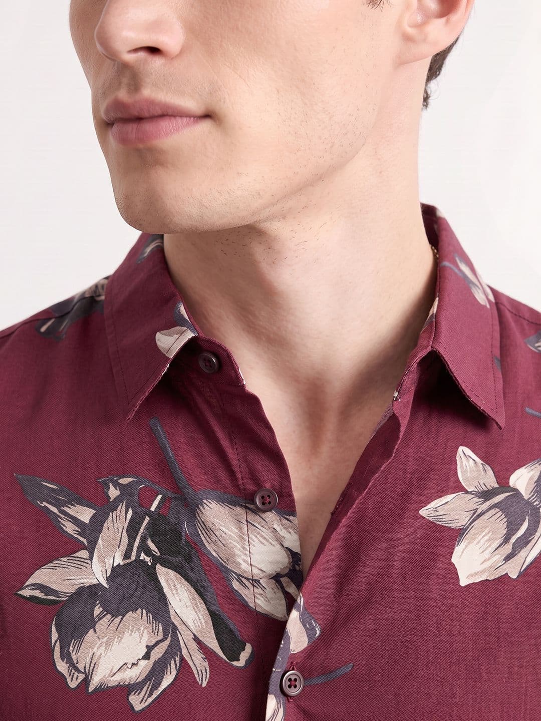 Mast & Harbour Easy Drape Printed Shirt thumbnail 3