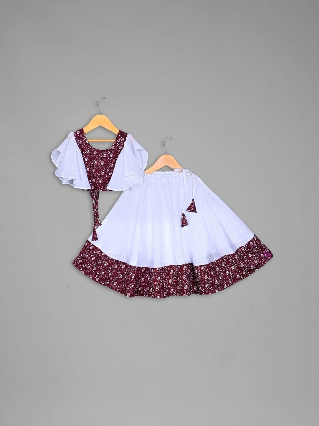 VidiRna Girls Printed Ready to Wear Lehenga & - view 1