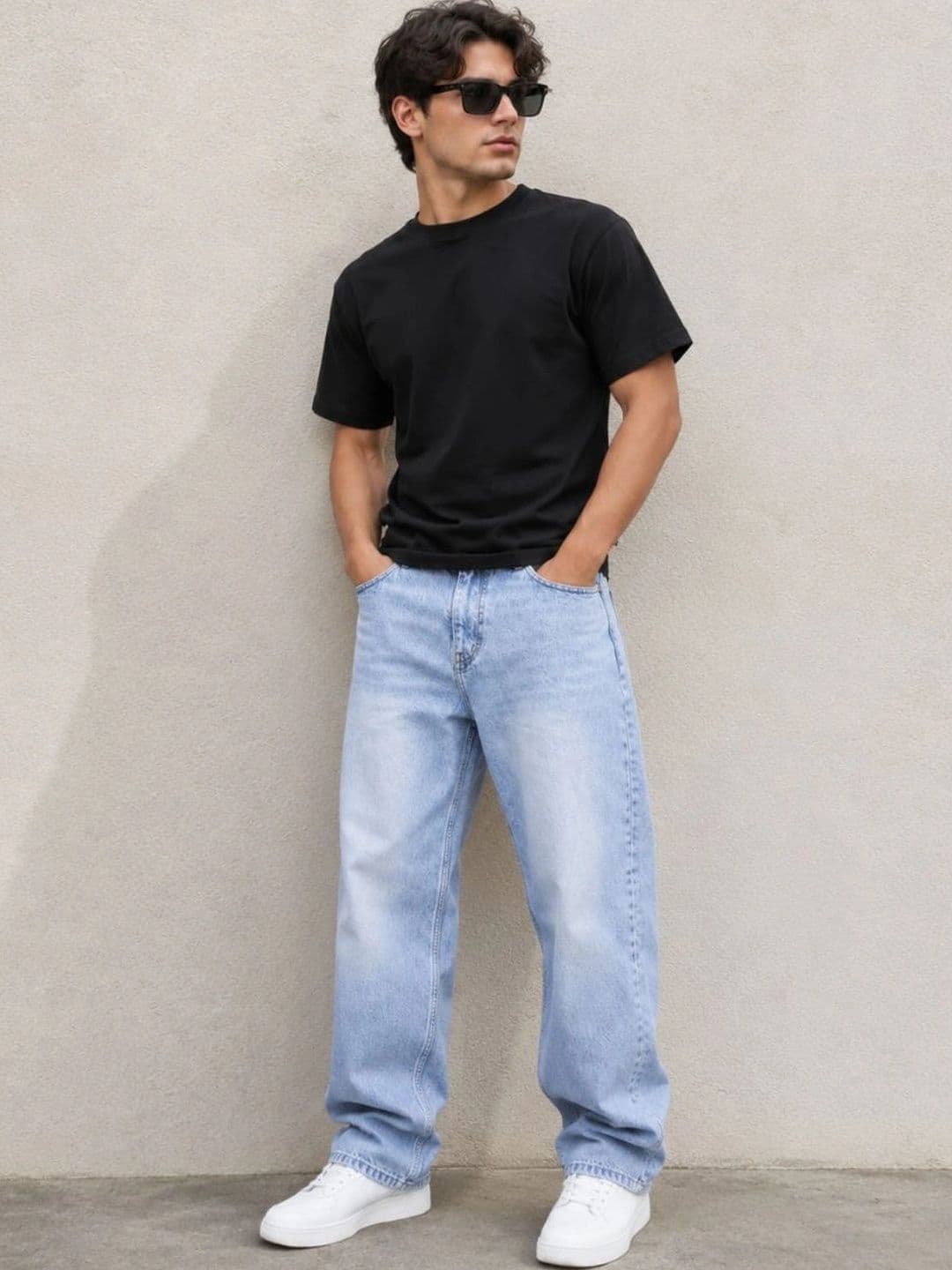 MQ Denim Men Straight Fit Mid-Rise Light Fade Jeans thumbnail 2