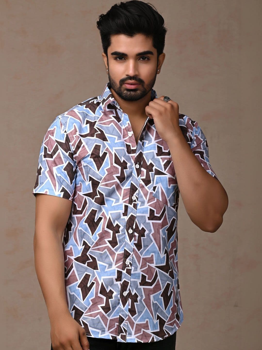 Humax Men Slim Fit Printed Casual Shirt - view 1