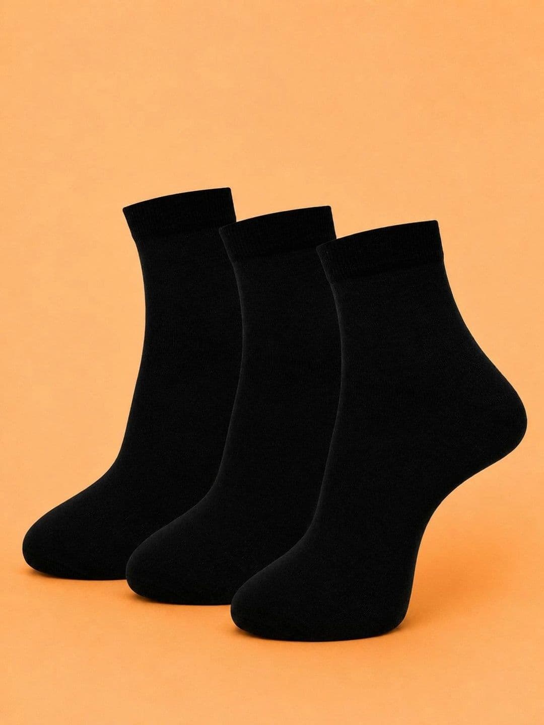 ADDOSSO Men Pack of 3 Cotton Assorted Above Ankle Socks - view 1