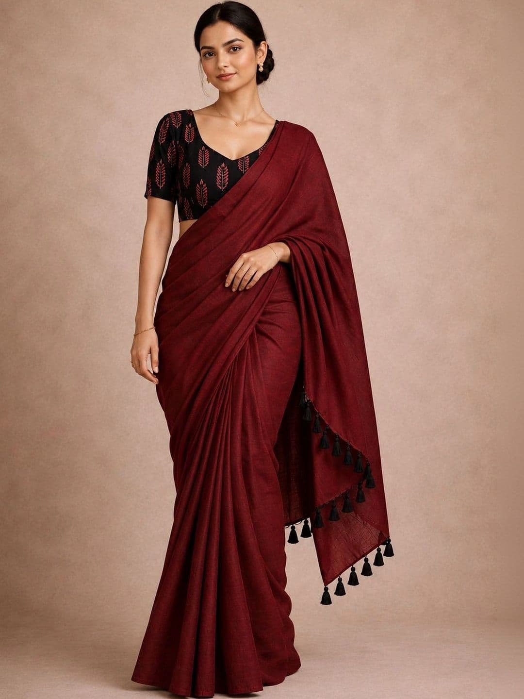 READYMART Kalamkari Pure Cotton Saree - view 1