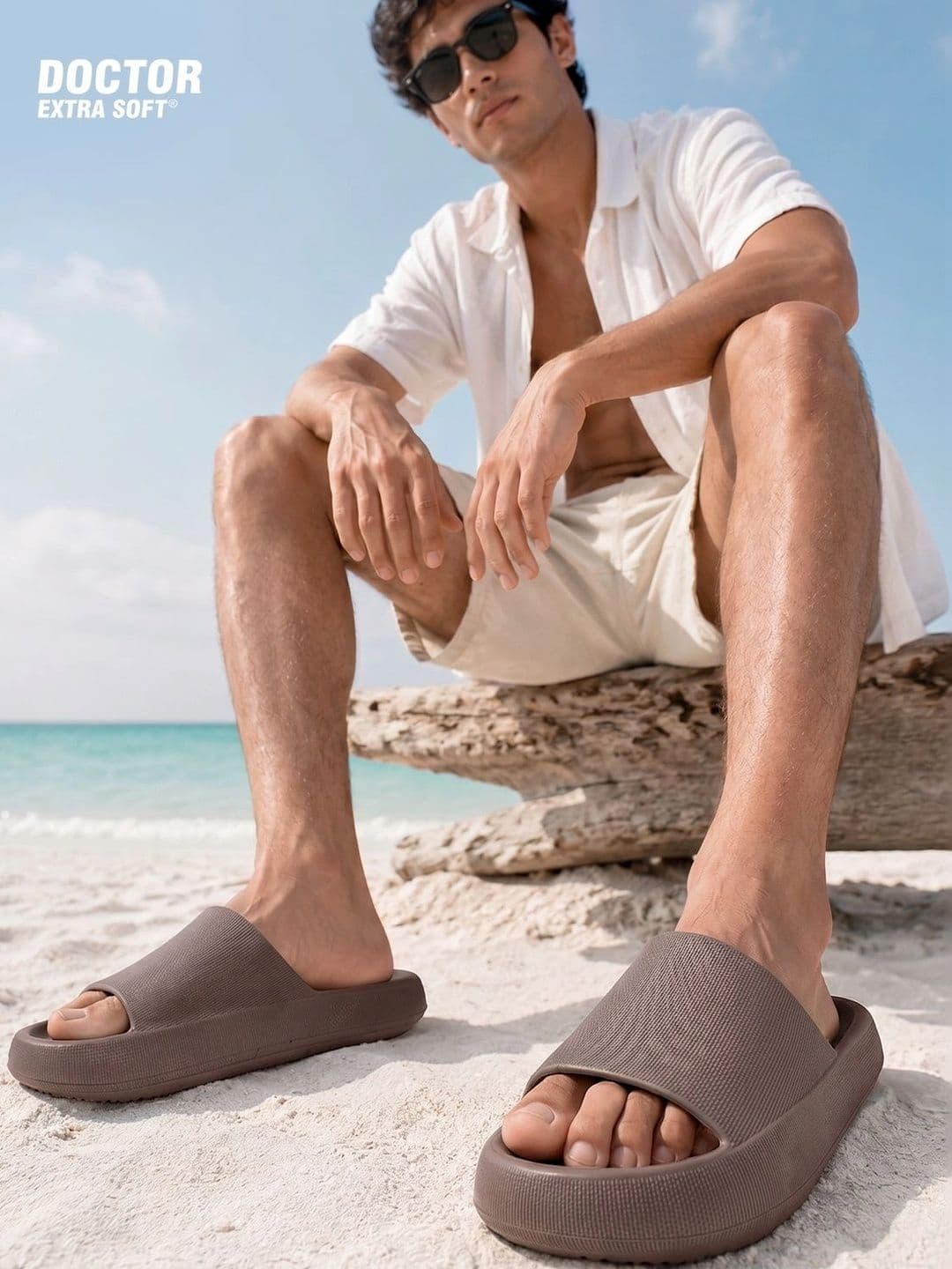 DOCTOR EXTRA SOFT Men Ultra Soft Lightweight Rubber Sliders thumbnail 2