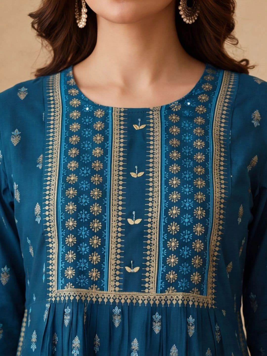 Anouk Women Embellished Kurta thumbnail 3