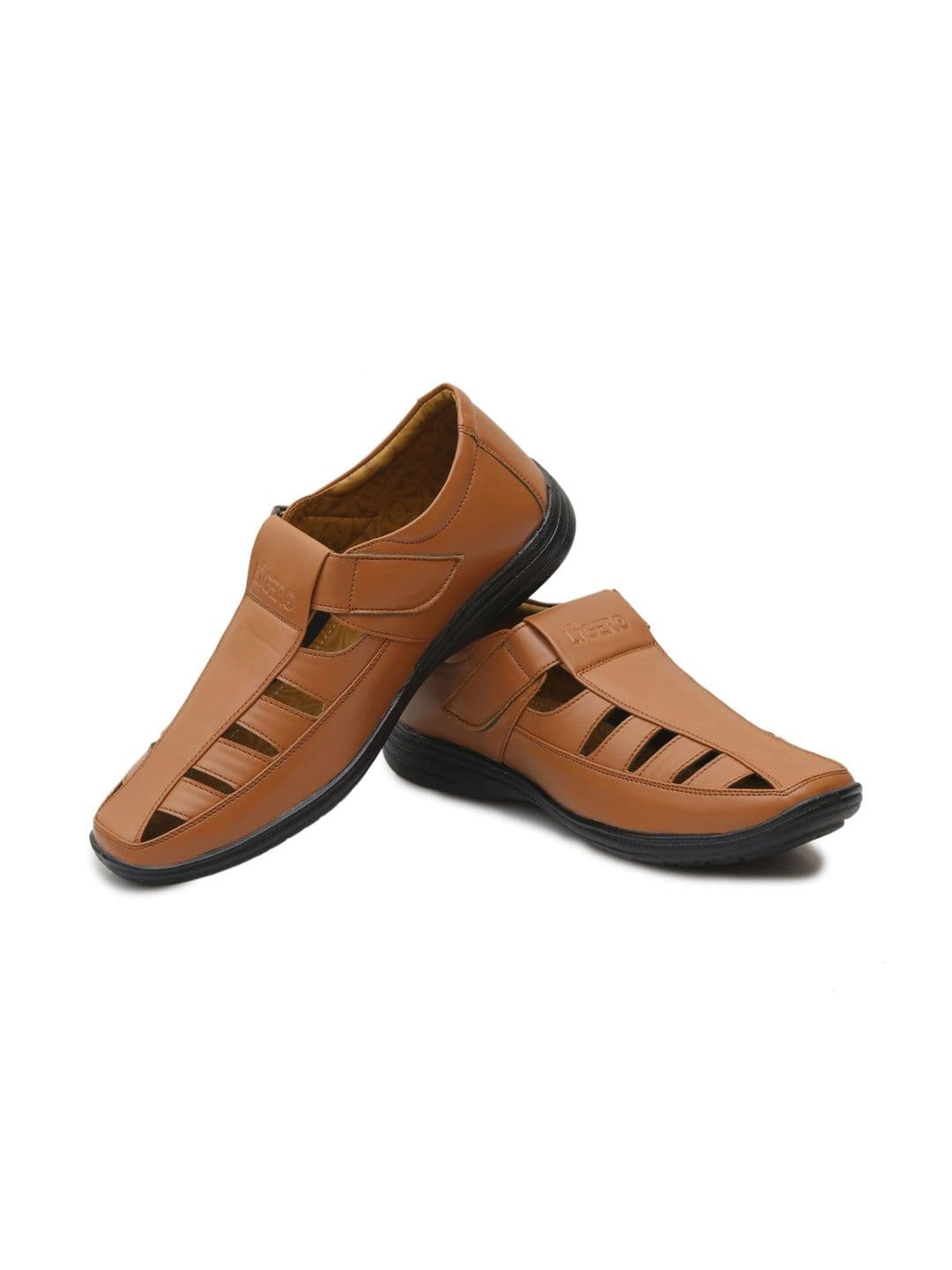 LIGERONATION Men Leather Fisherman Sandals thumbnail 4