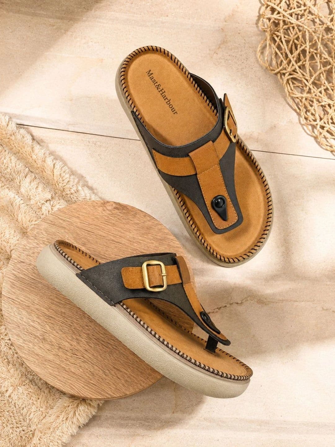 Mast & Harbour Men Comfort Sandals thumbnail 4