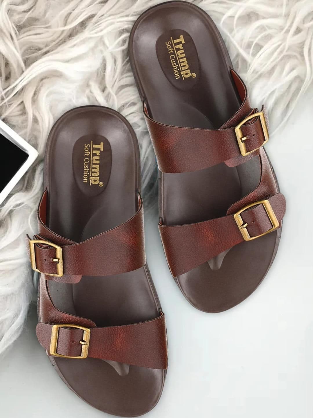 Trump Men Black Flip Flops thumbnail 7