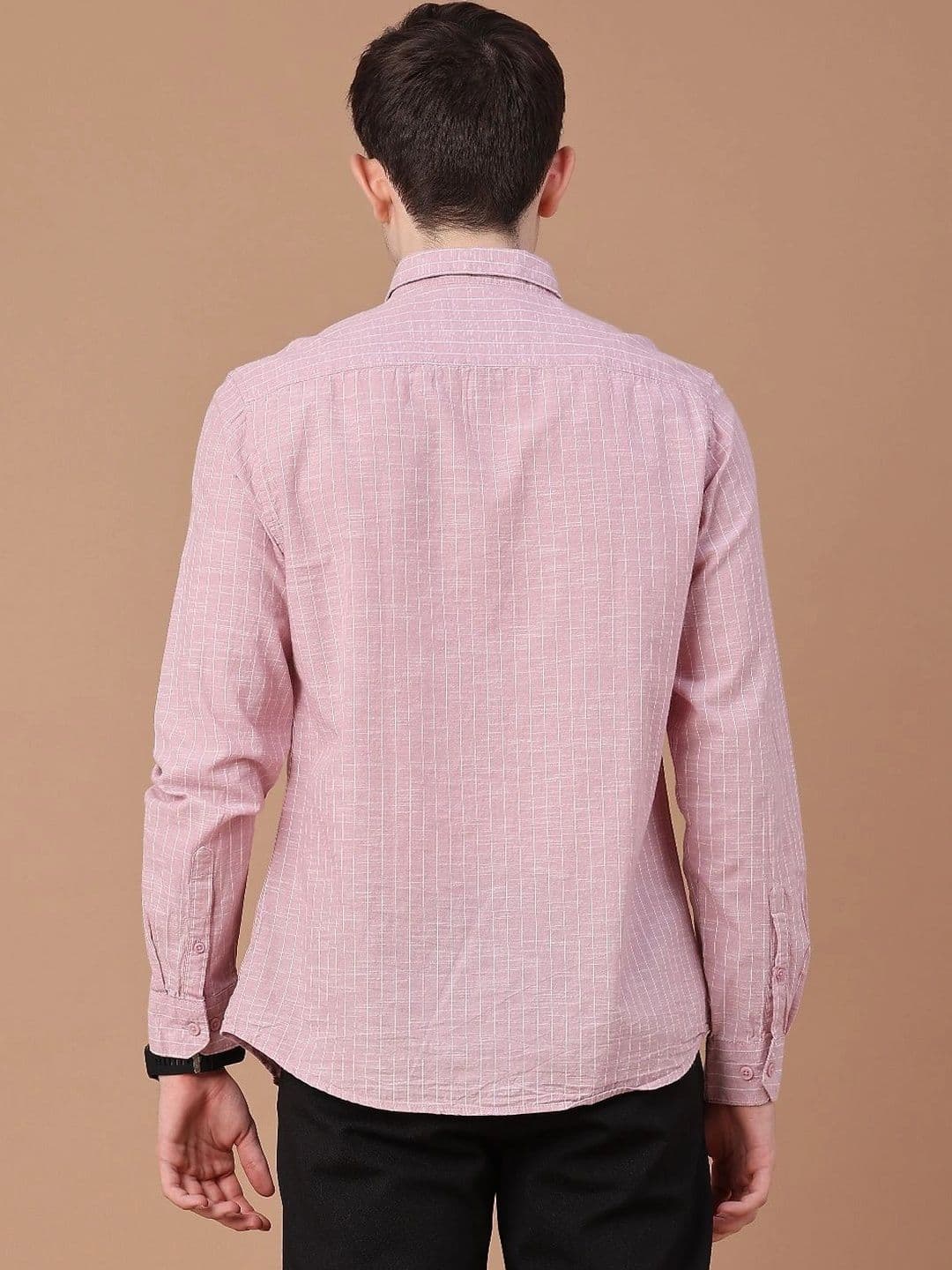 V-Mart Men Windowpane Checks Checked Casual Shirt thumbnail 4