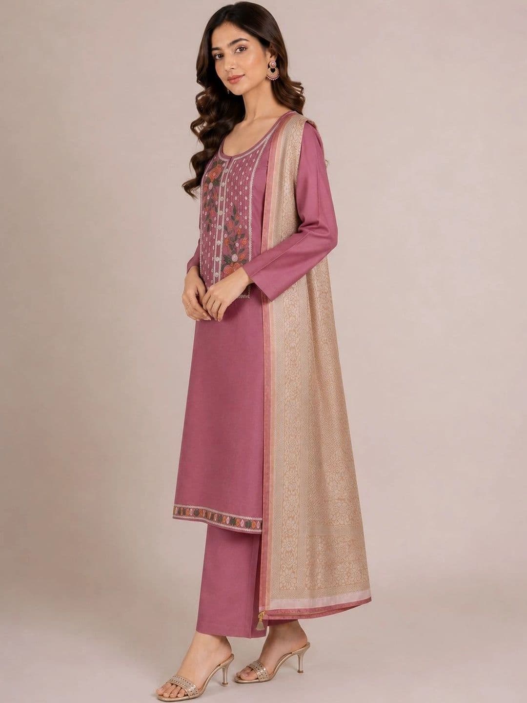 LEBBISKA Pure Cotton Unstitched Dress Material thumbnail 2