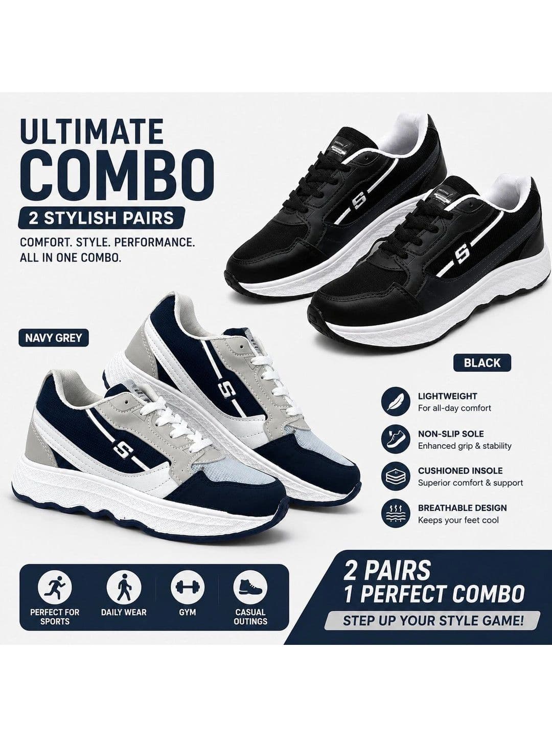 Rayvon Men Training or Gym Shoes thumbnail 4