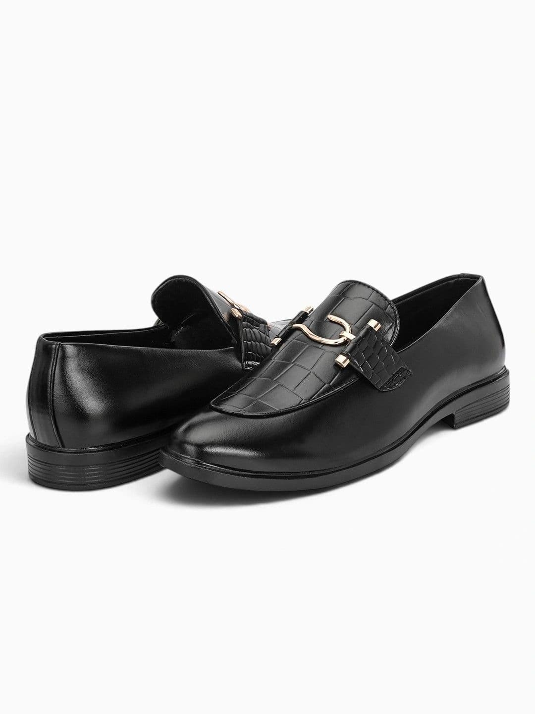 INVICTUS Men Textured Round Toe Slip-On Loafers Shoes thumbnail 6