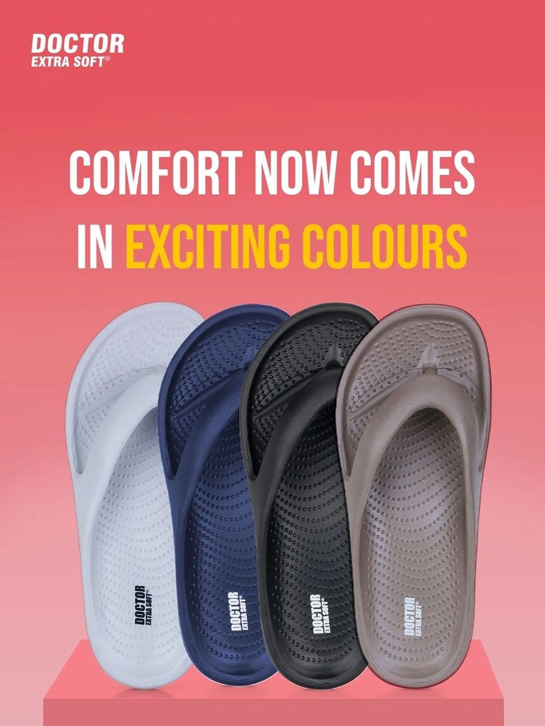 DOCTOR EXTRA SOFT Men Croslite Thong Flip-Flops thumbnail 5