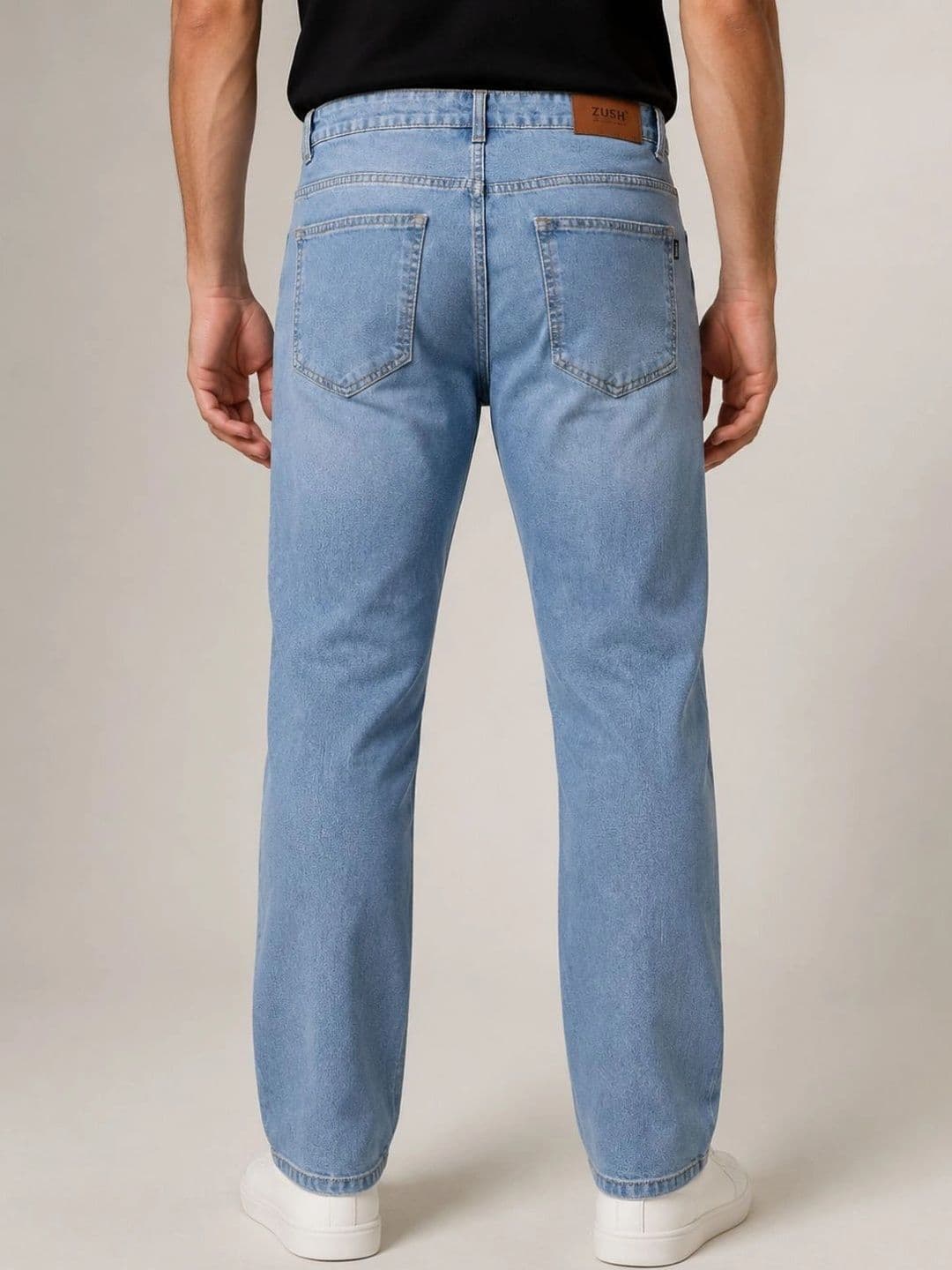 ZUSH Men Straight Fit Mid-Rise Stretchable Jeans thumbnail 4