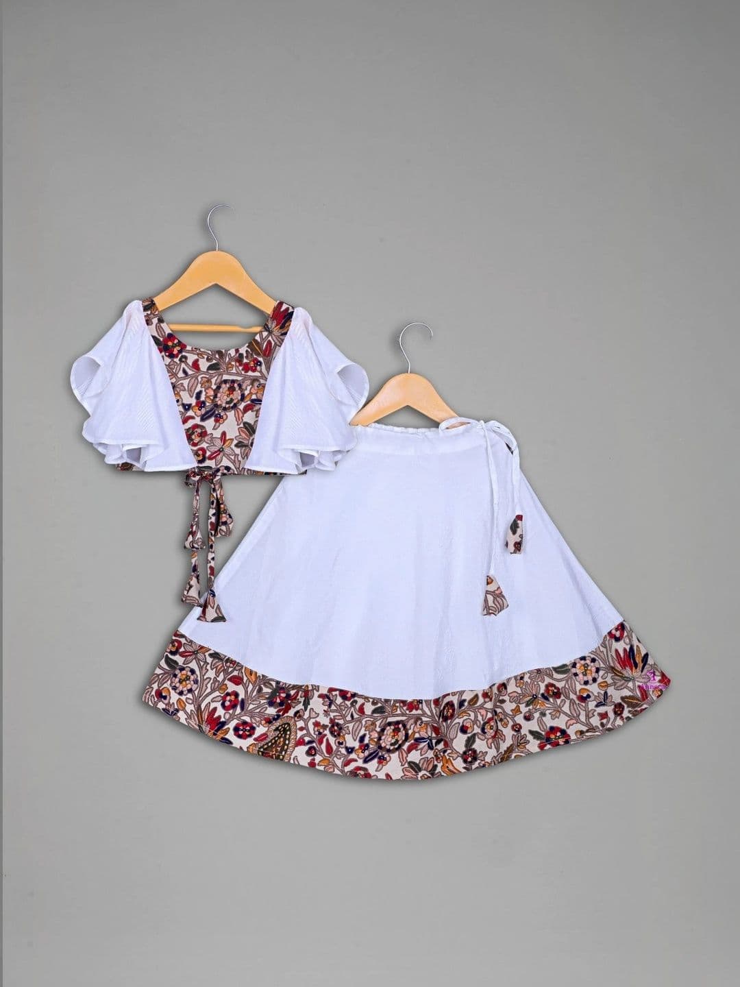 VidiRna Girls Printed Ready to Wear Lehenga & - view 1