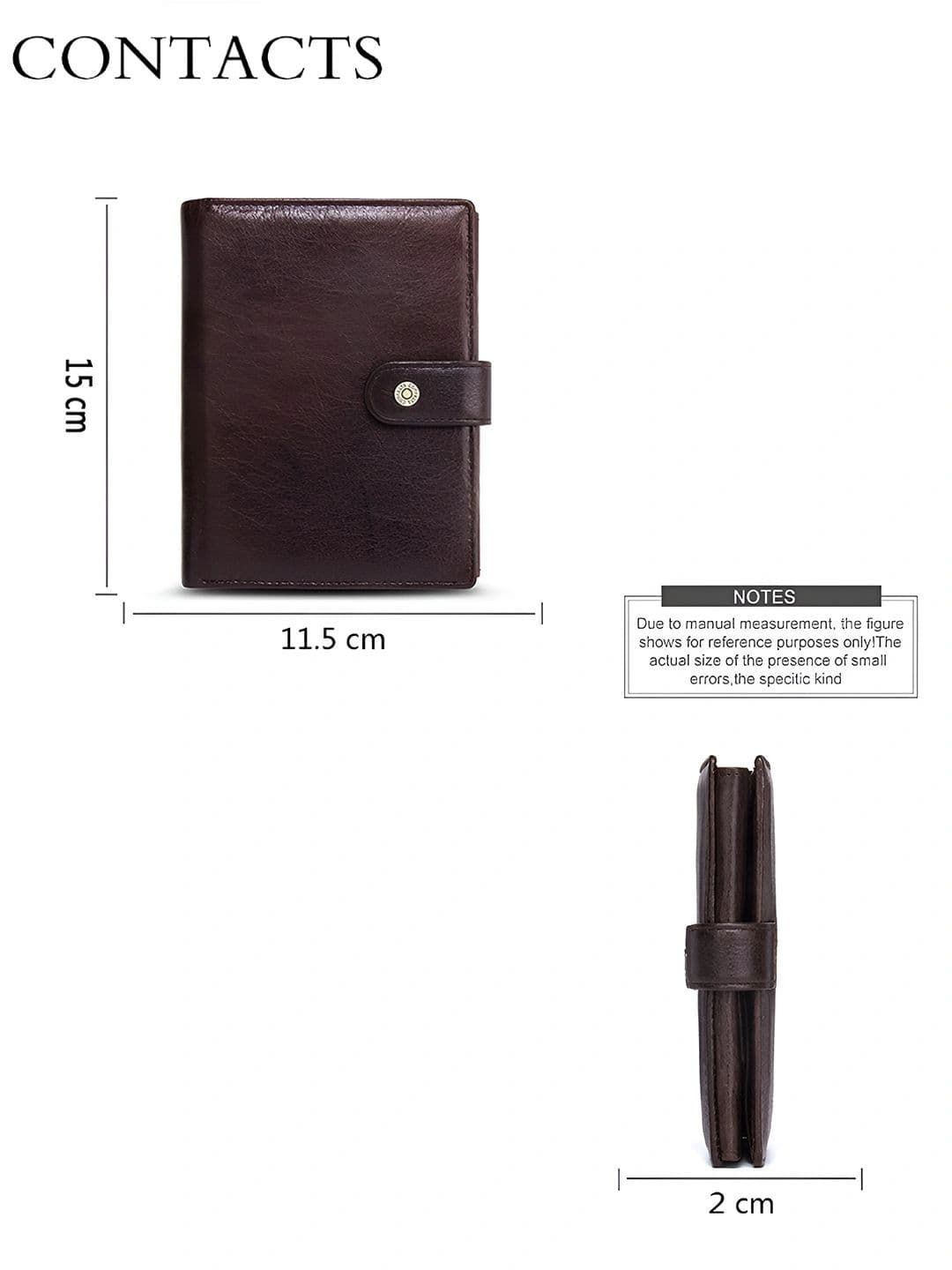 CONTACTS Unisex Leather Passport Holder thumbnail 2