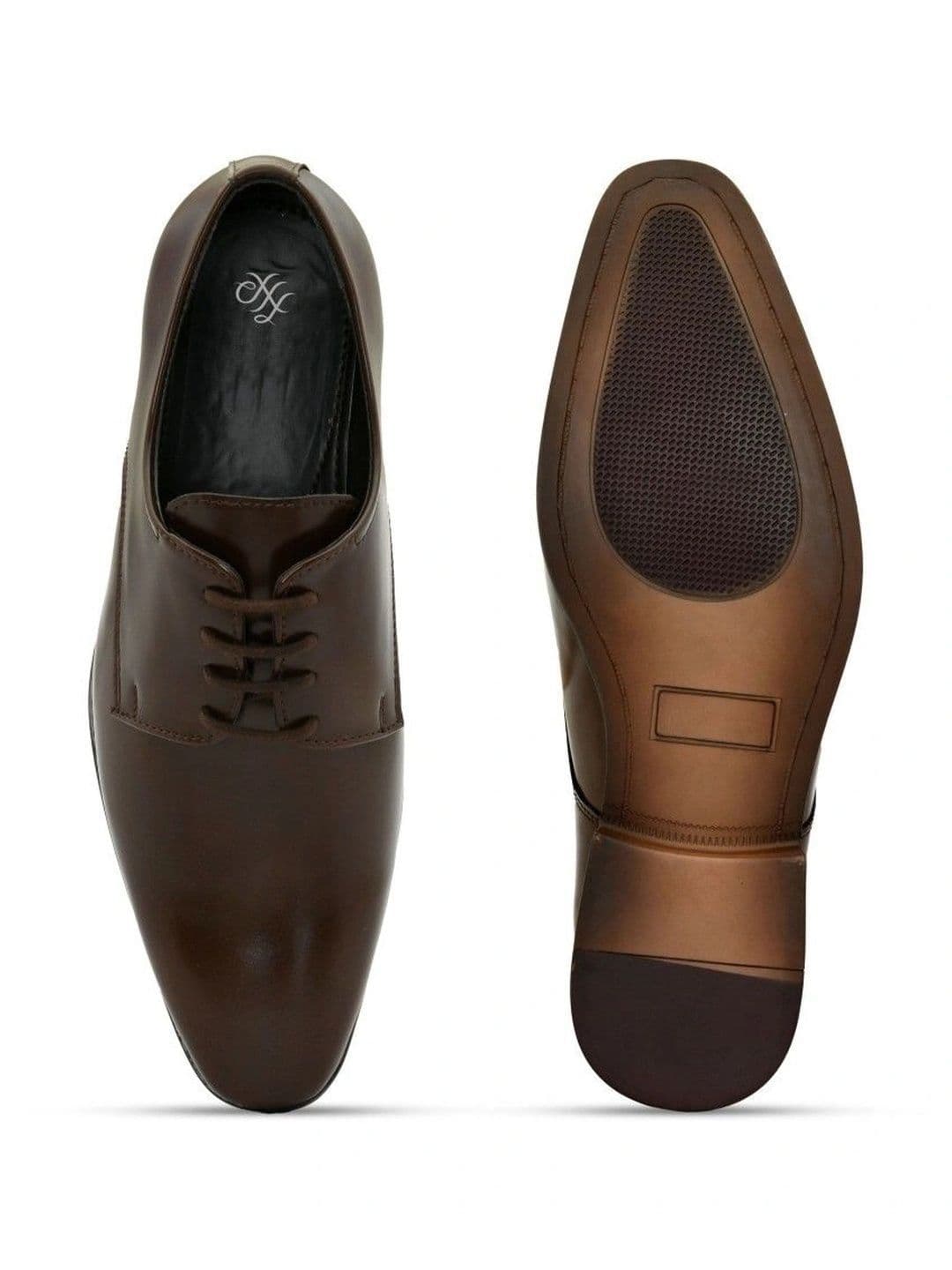 House of Pataudi Men Textured Formal  Derbys thumbnail 5