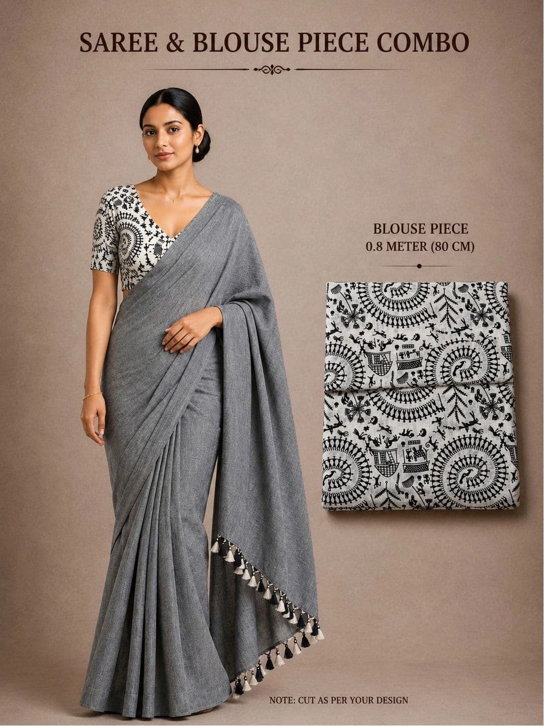 OSARIO Kalamkari Pure Cotton Saree thumbnail 3