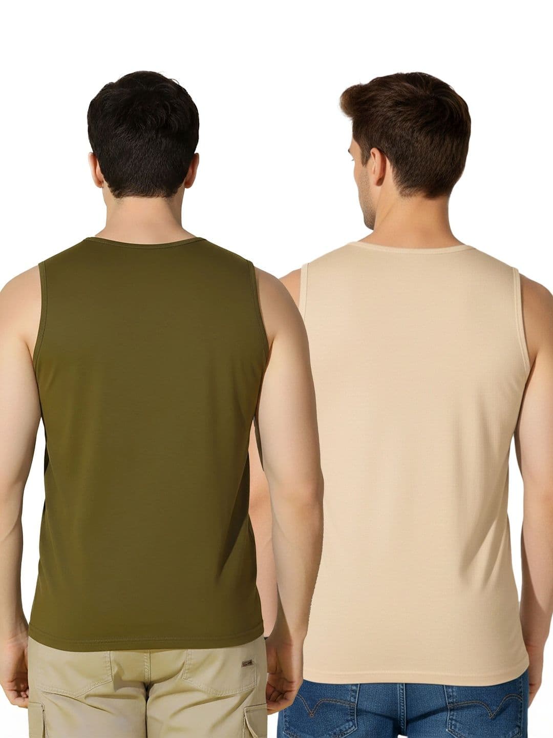 CRYPTIC Men Pack Of 2 Cotton Printed T-shirt thumbnail 2