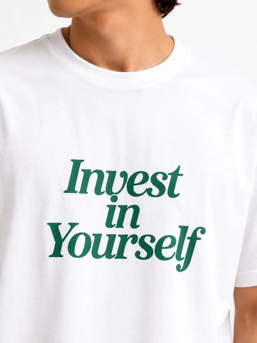 9TUNKI Men Typography Printed Pure Cotton T-shirt thumbnail 4