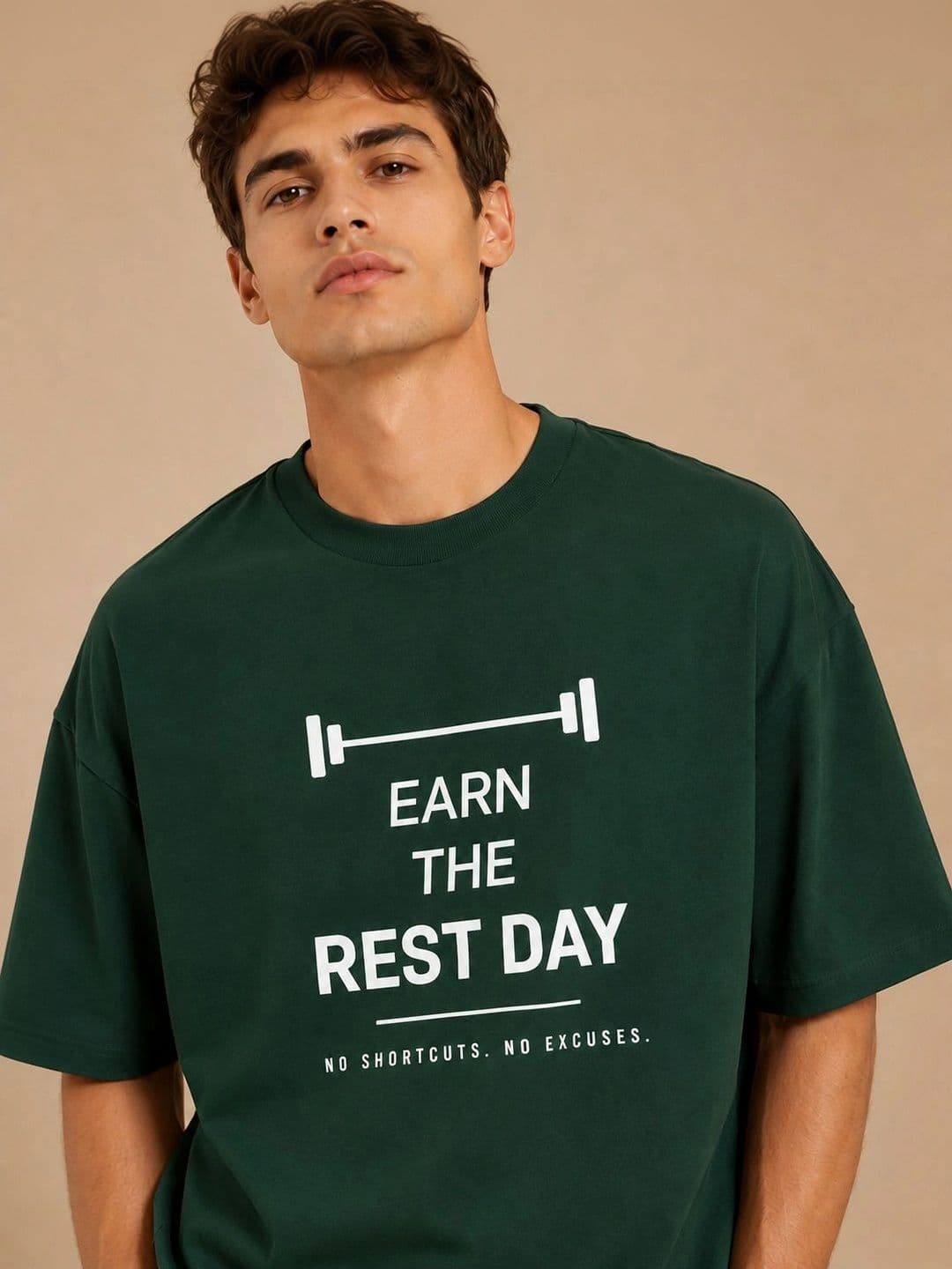 Roadster Men Typography Printed Drop-Shoulder Sleeves T-shirt thumbnail 5