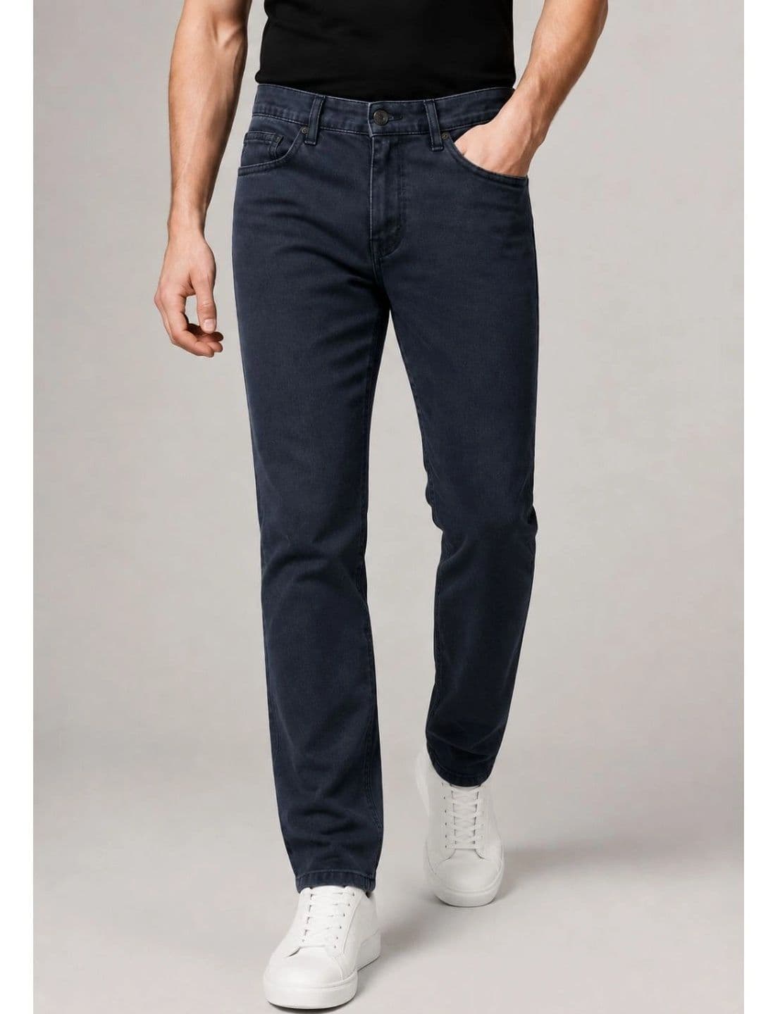 ZUSH Men Straight Fit Mid-Rise Stretchable Jeans thumbnail 5