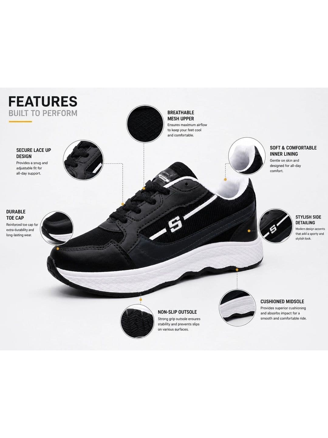 Rayvon Men Training or Gym Shoes thumbnail 3