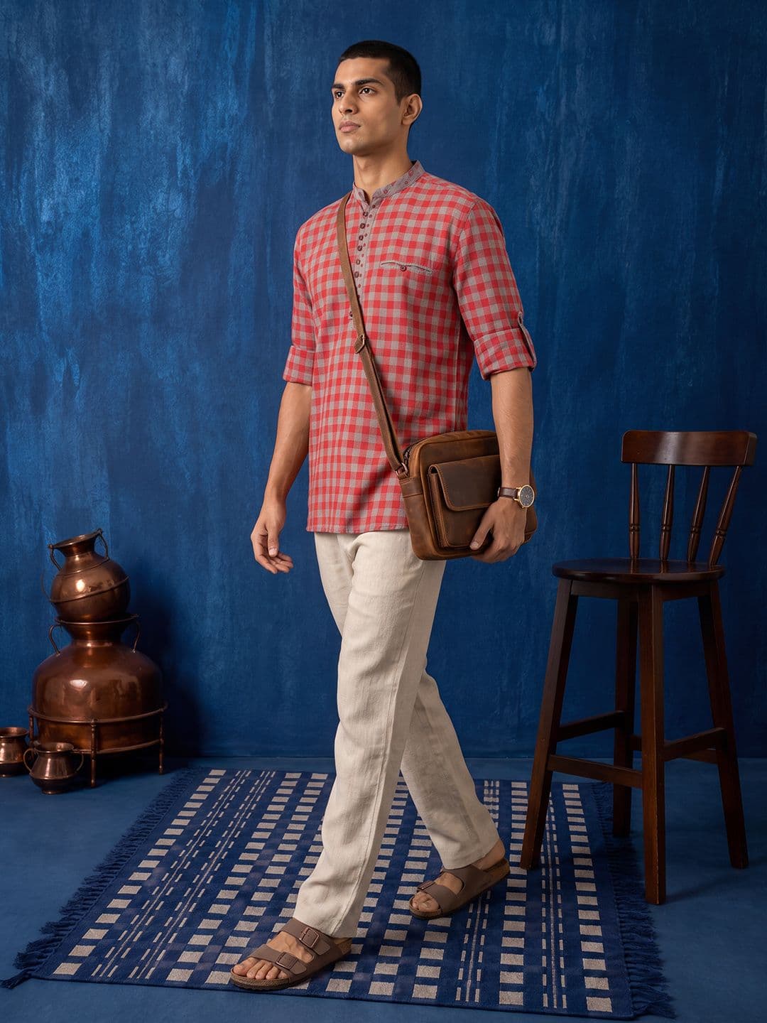 Taavi Woven Legacy Self Design Kurta thumbnail 2