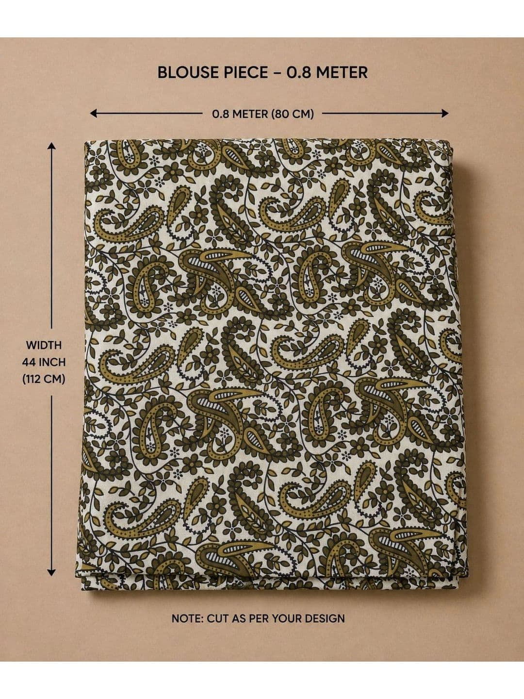 OSARIO Paisley Pure Cotton Saree thumbnail 2