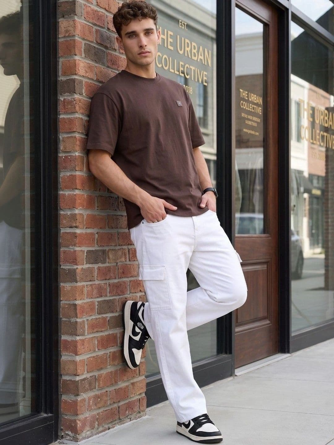 Metronaut Men Classic Regular Fit Mid-Rise Stretchable Jeans thumbnail 5