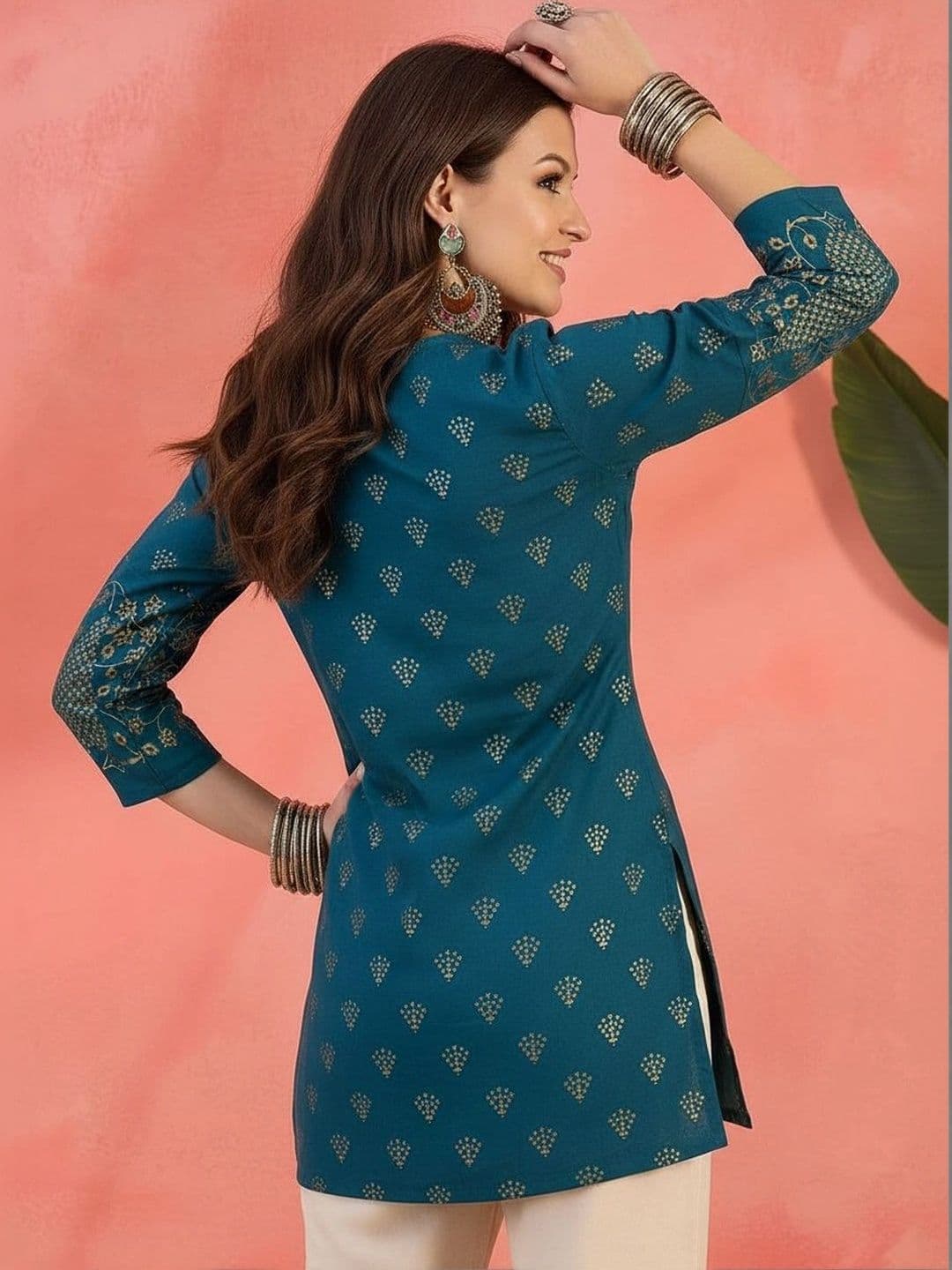 SURHI Women Ethnic Motifs Printed Kurta thumbnail 5