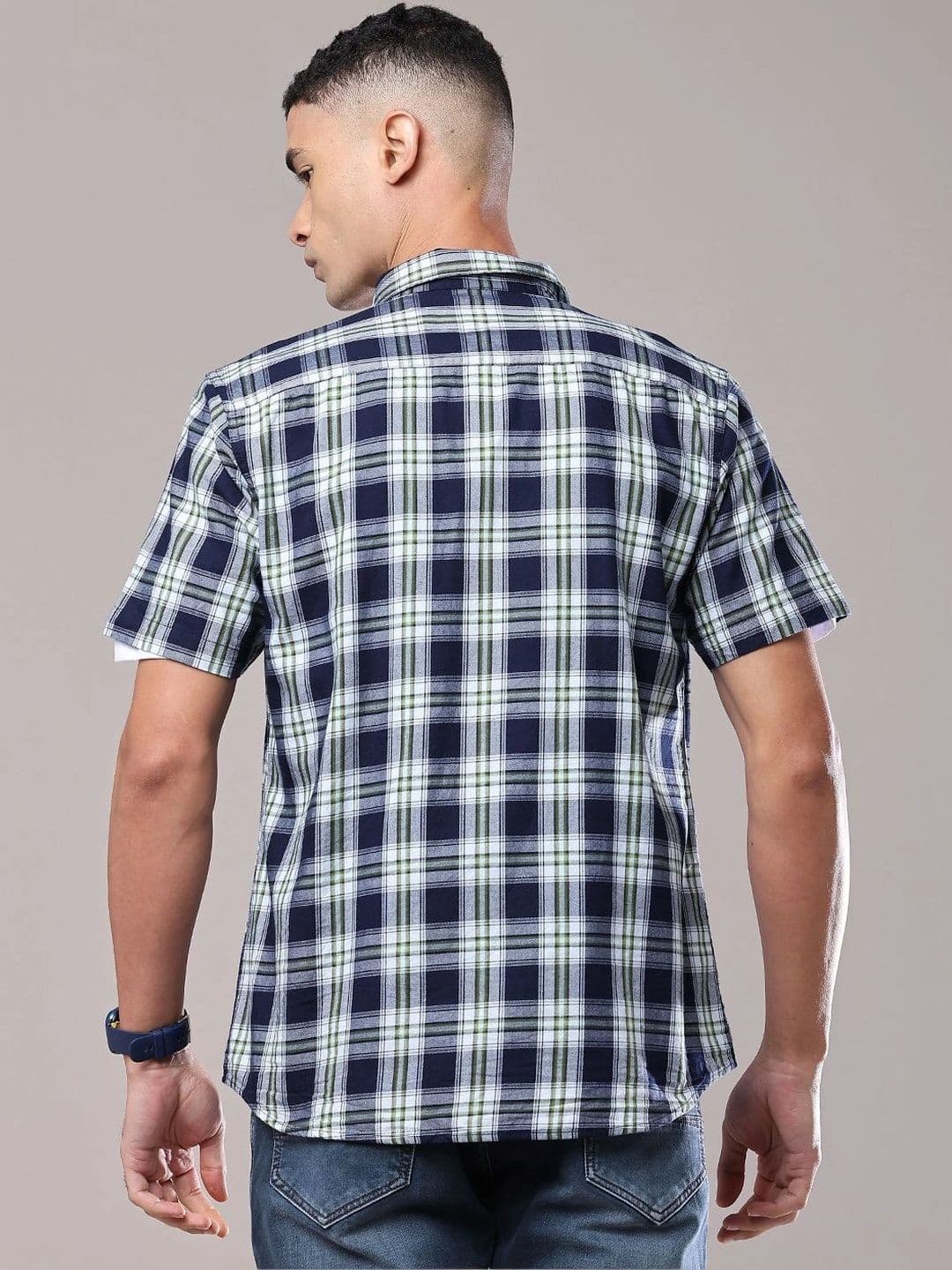 V-Mart Men Checked Casual Shirt thumbnail 3