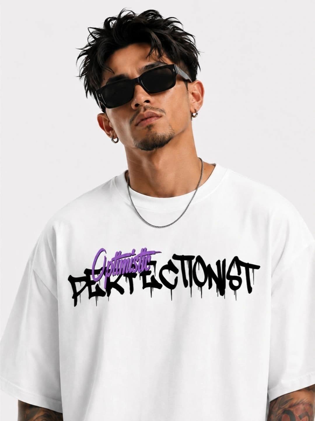 HASTEN Men Graphic Oversized T-shirt thumbnail 5