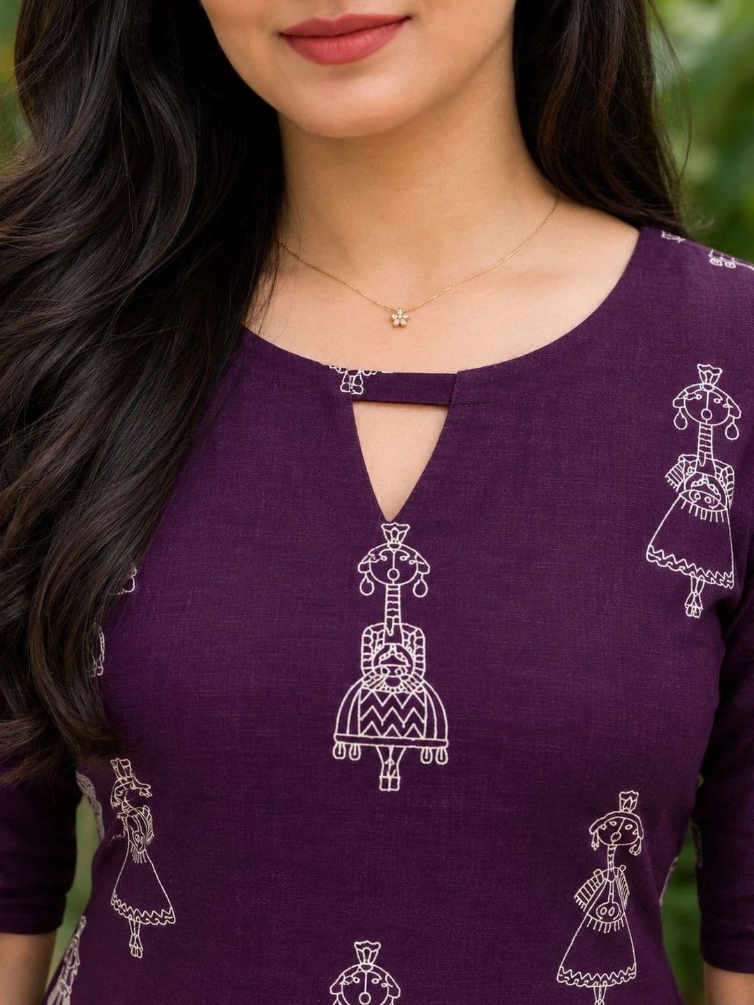 Apolyte Cotton Printed Tunic with Trousers thumbnail 5