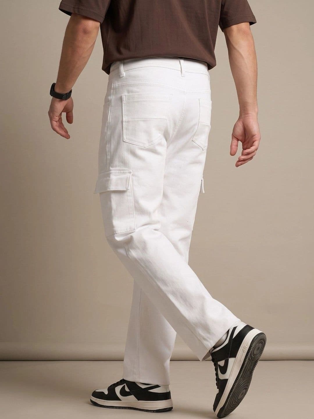 glitchez Men Classic Regular Fit Mid-Rise Stretchable Jeans thumbnail 3