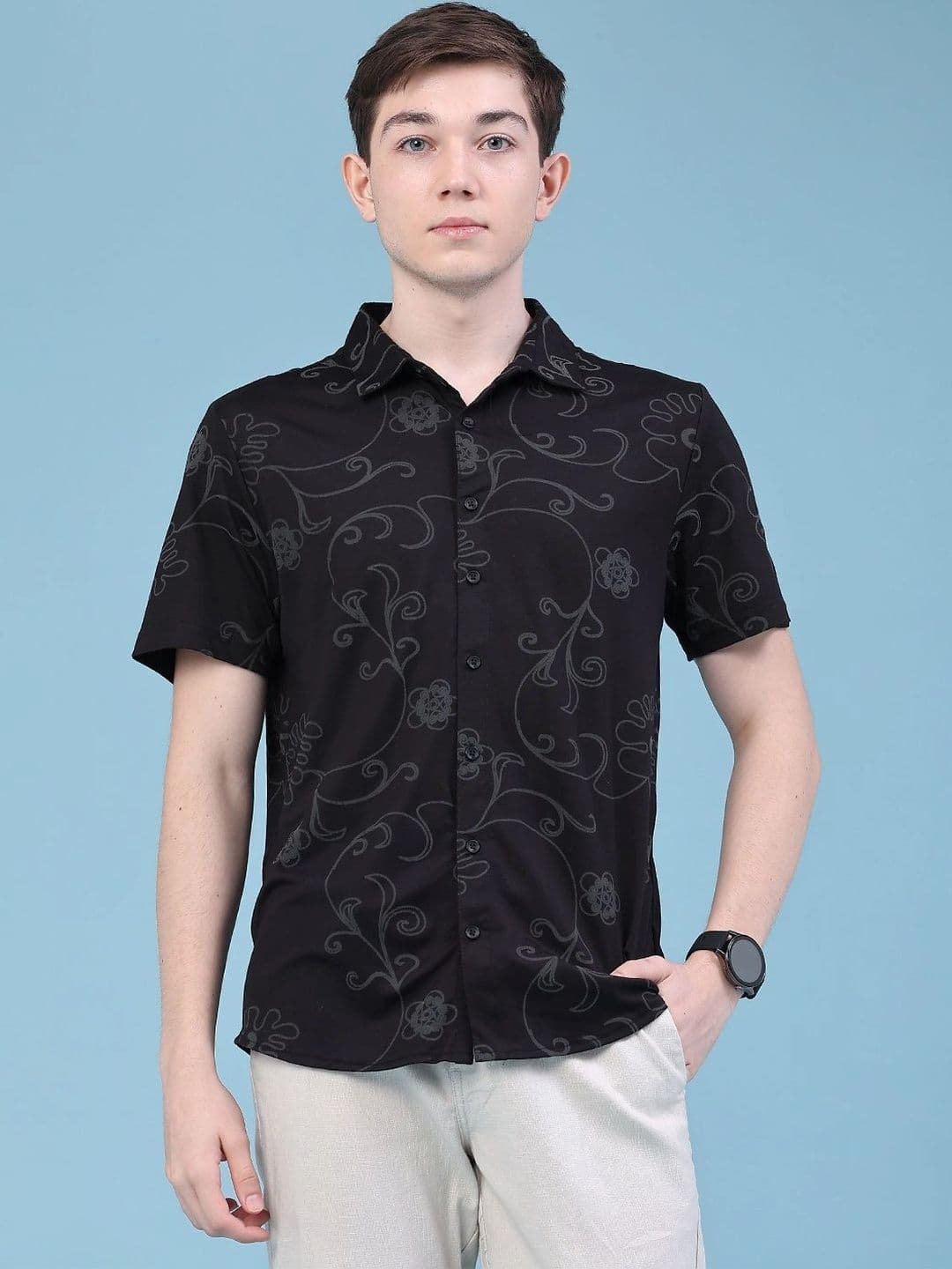 V-Mart Men Floral Printed Casual Shirt - view 1