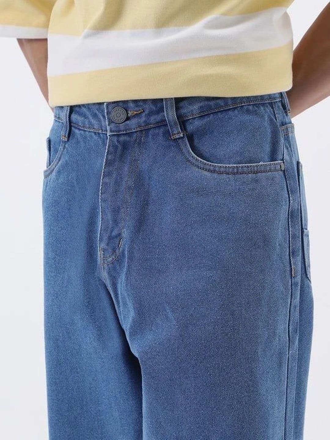 SHIRODHARI Men Straight Fit Low-Rise Jeans thumbnail 3
