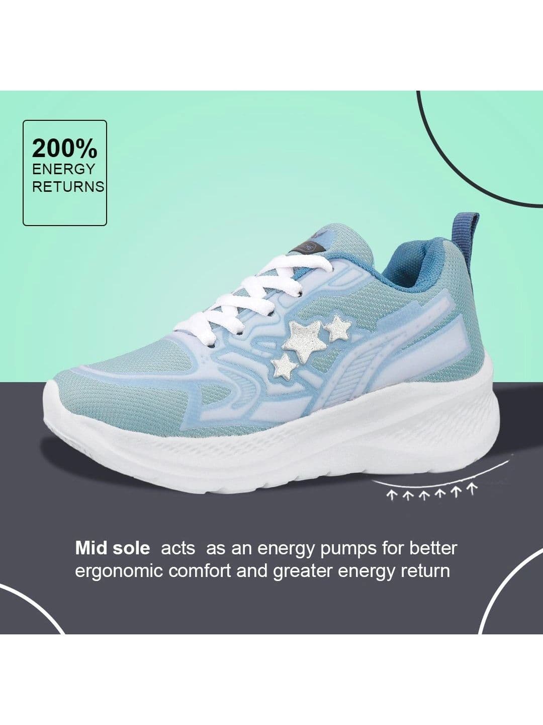 BERSACHE Women Mesh Running Shoes thumbnail 2