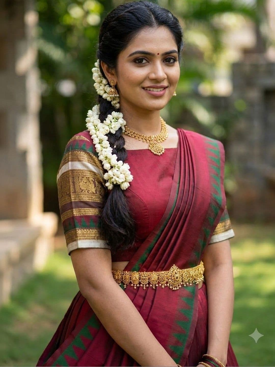 Fabcartz Semi-Stitched Lehenga & Unstitched Blouse With Dupatta thumbnail 3