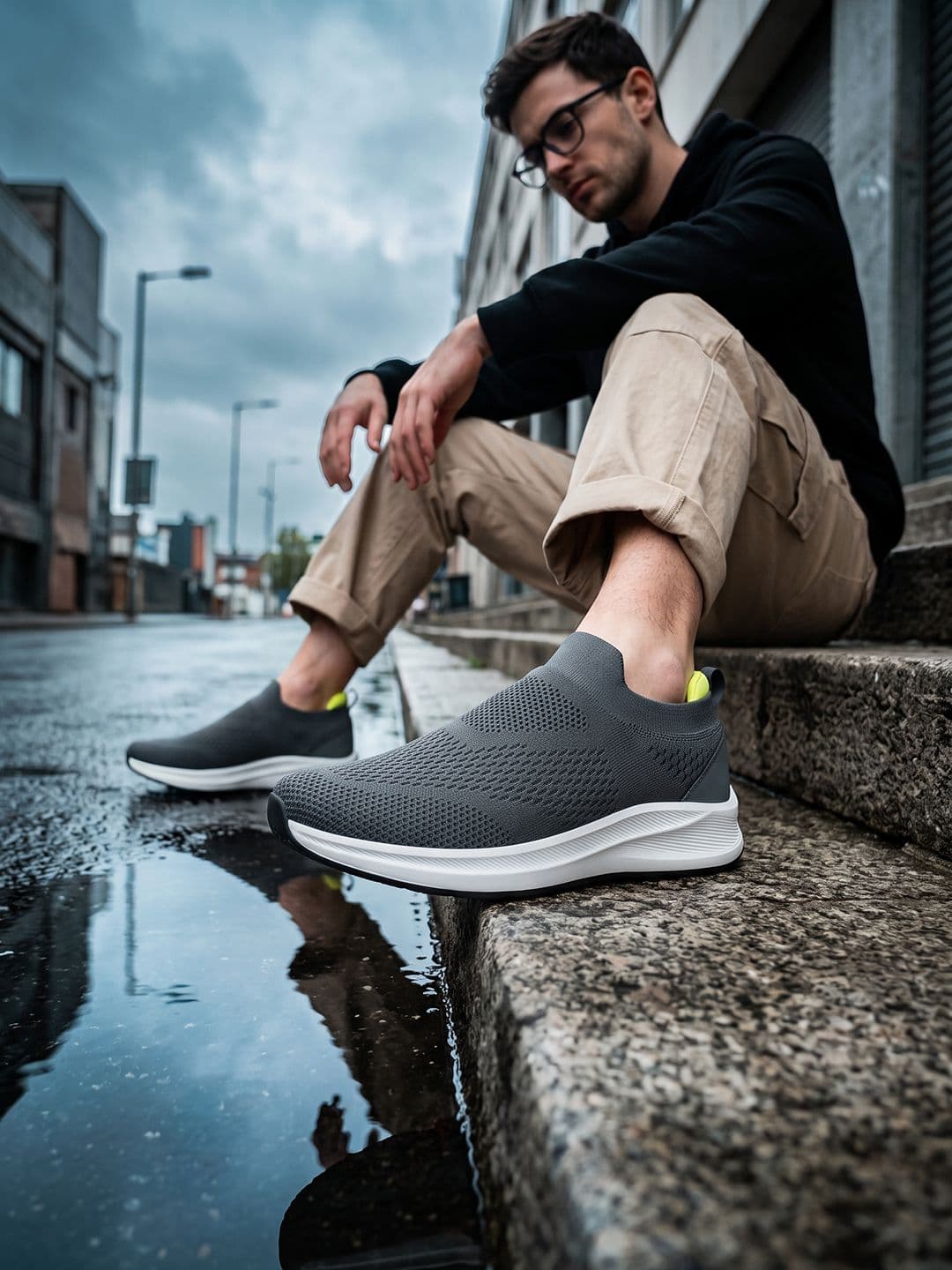 OFF LIMITS Men Anti-Bacterial Lightweight Insole Slip-On Walking Shoes thumbnail 6