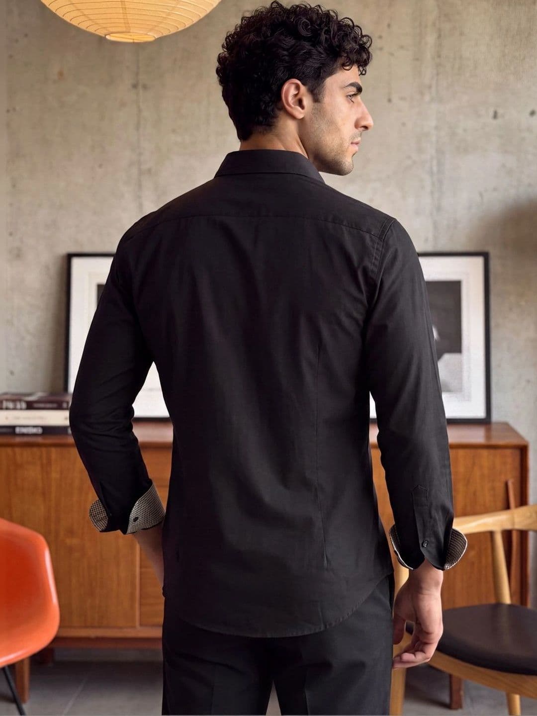 Urban Scissors Men Slim Fit Semiformal Shirt thumbnail 2