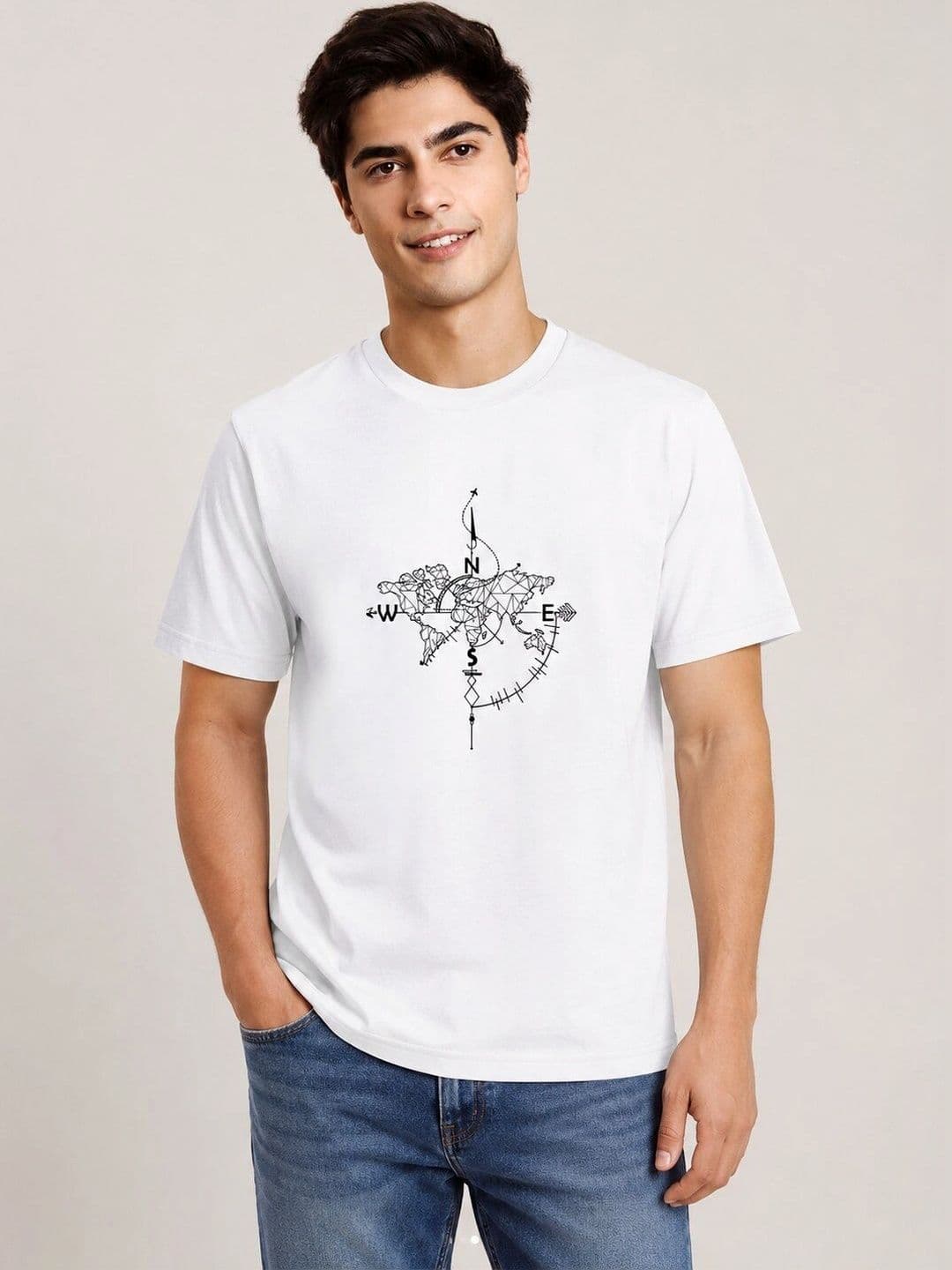 The Arth India Clothing Men Printed T-shirt - view 1