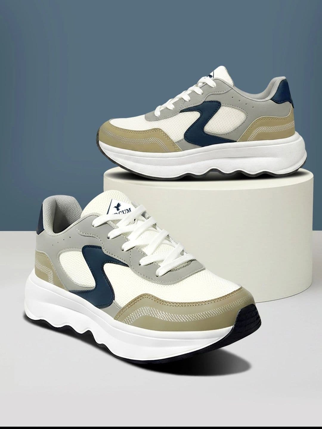Aircum Men Colourblocked Sneakers - view 1