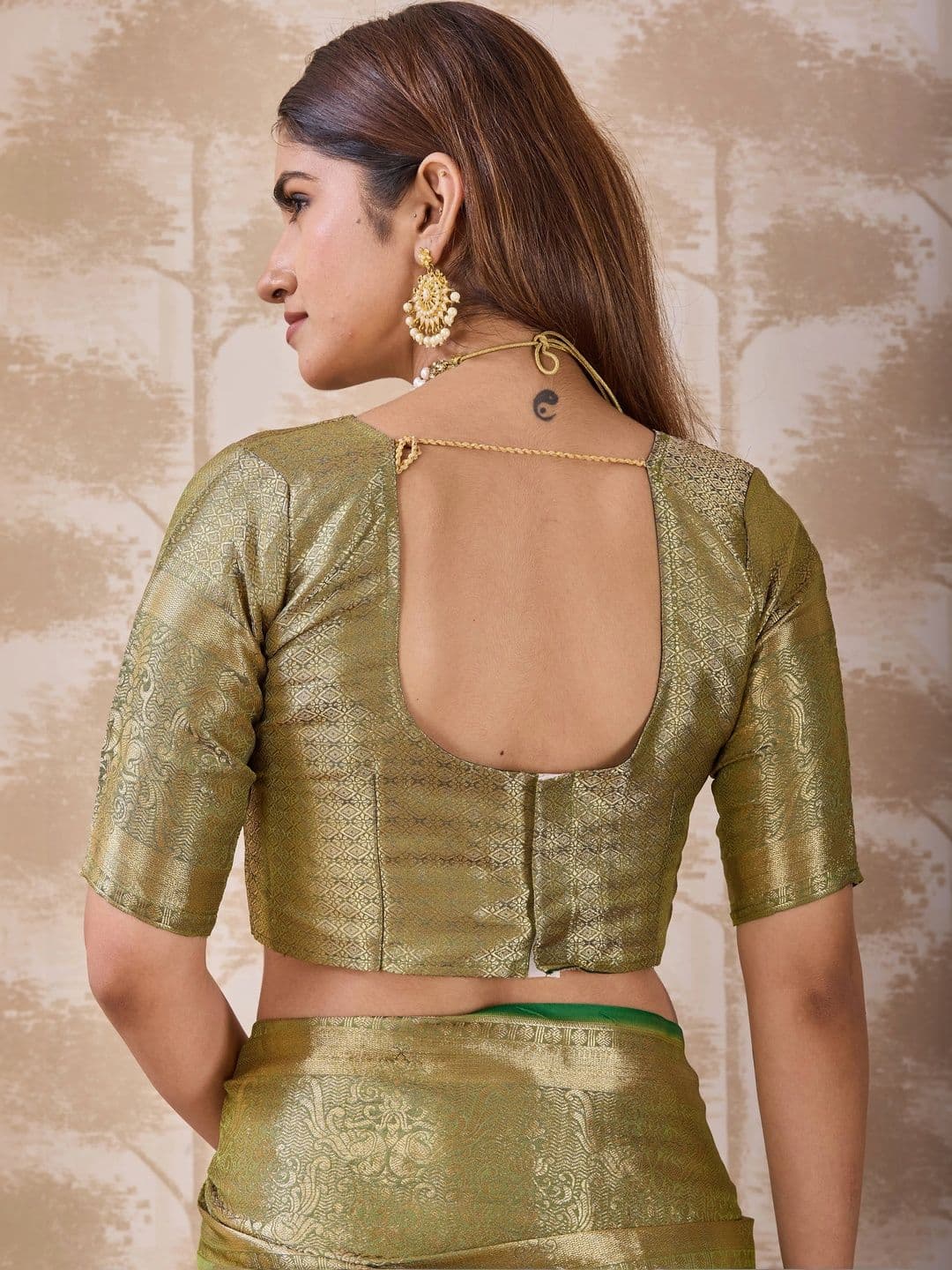 Maharanga Zari Art Silk Banarasi Saree thumbnail 6