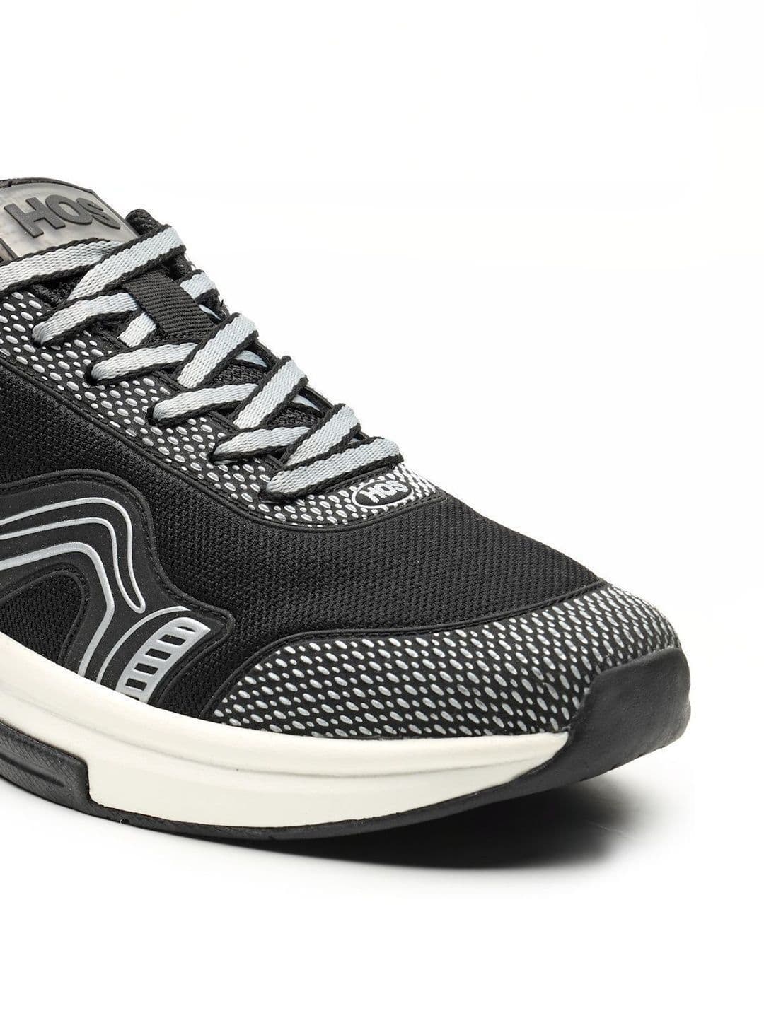 HOS Men Textured Lace-Up Casual Lightweight Comfortable Shoes thumbnail 4