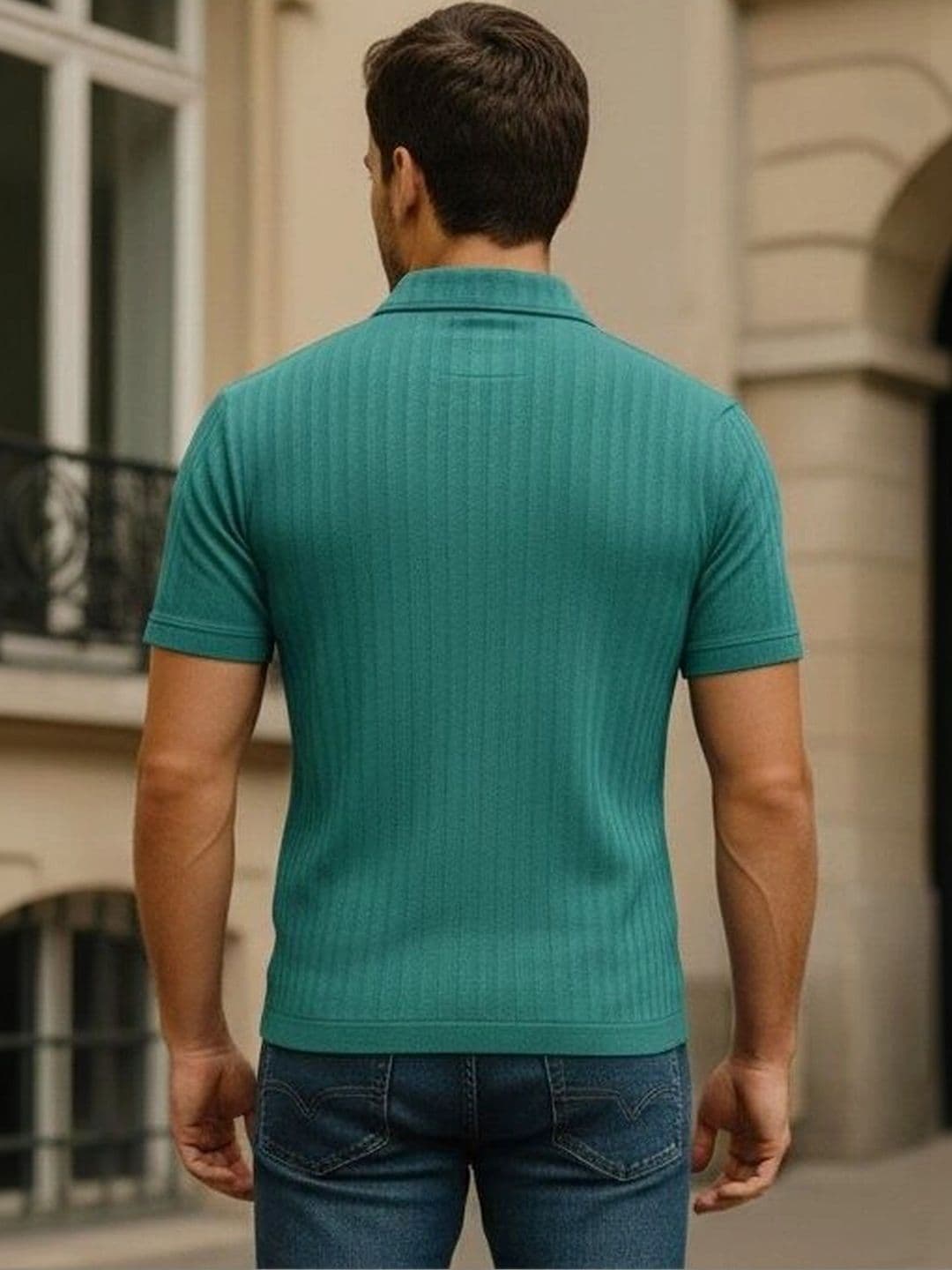 Metronaut Men Polo Collar Antimicrobial T-shirt thumbnail 4