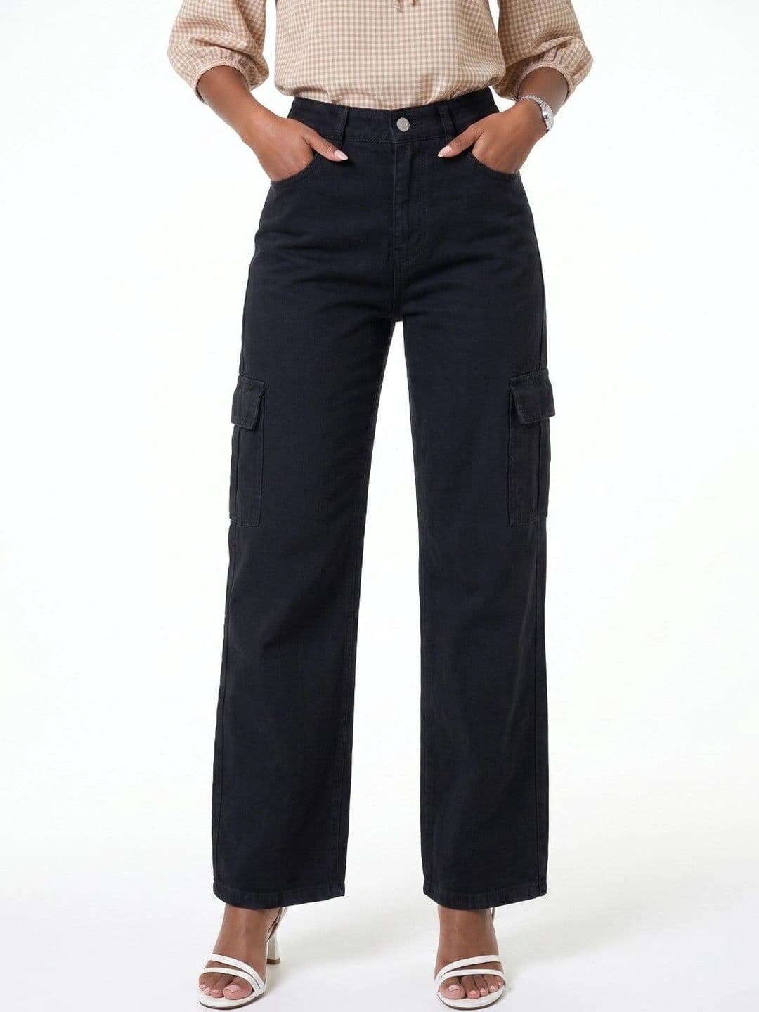 Moda Rapido Women Classic Relaxed Fit Mid-Rise Stretchable Denim Jeans - view 1